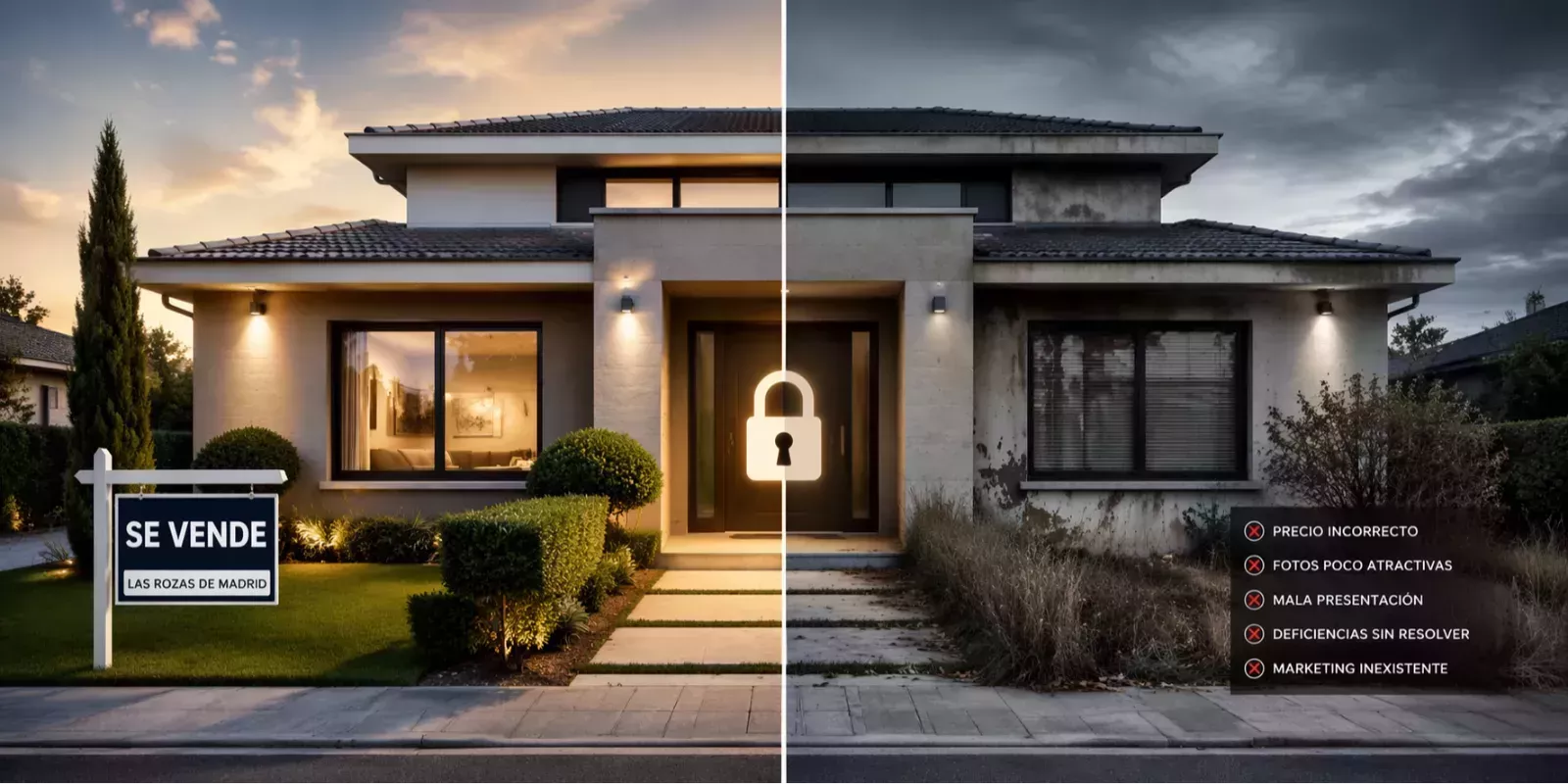 Por qué algunas casas no se venden en Las Rozas de Madrid en 2026: errores silenciosos que bloquean la venta