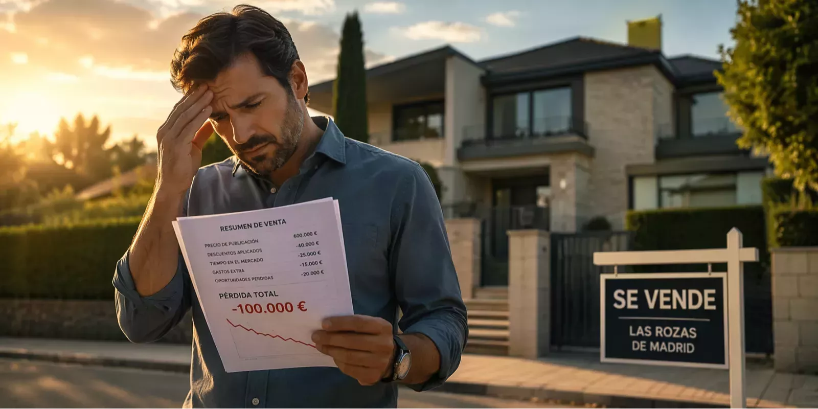 Los 7 errores al vender casa en Las Rozas de Madrid que te hacen perder miles de euros