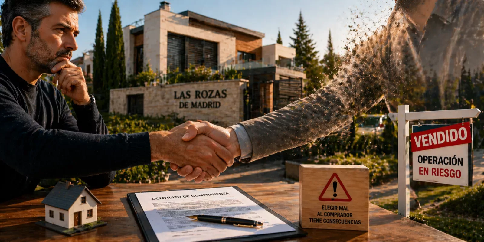 ¿Qué pasa si eliges mal al comprador de tu casa en Las Rozas de Madrid en 2026 y cómo evitar que se caiga la venta?