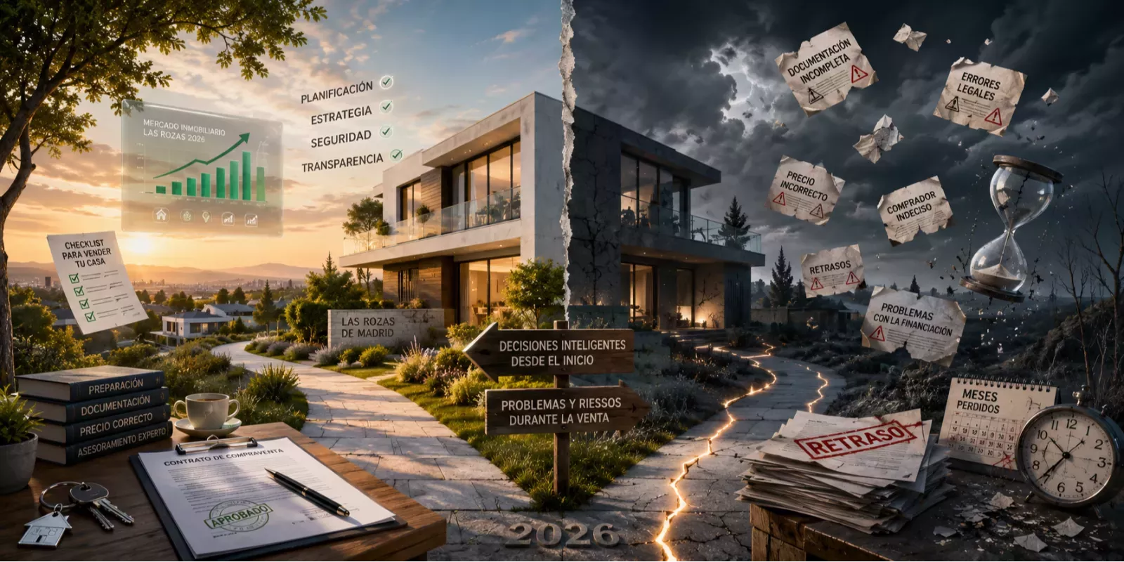 ¿Cómo evitar problemas al vender tu casa en Las Rozas de Madrid en 2026 desde el inicio?