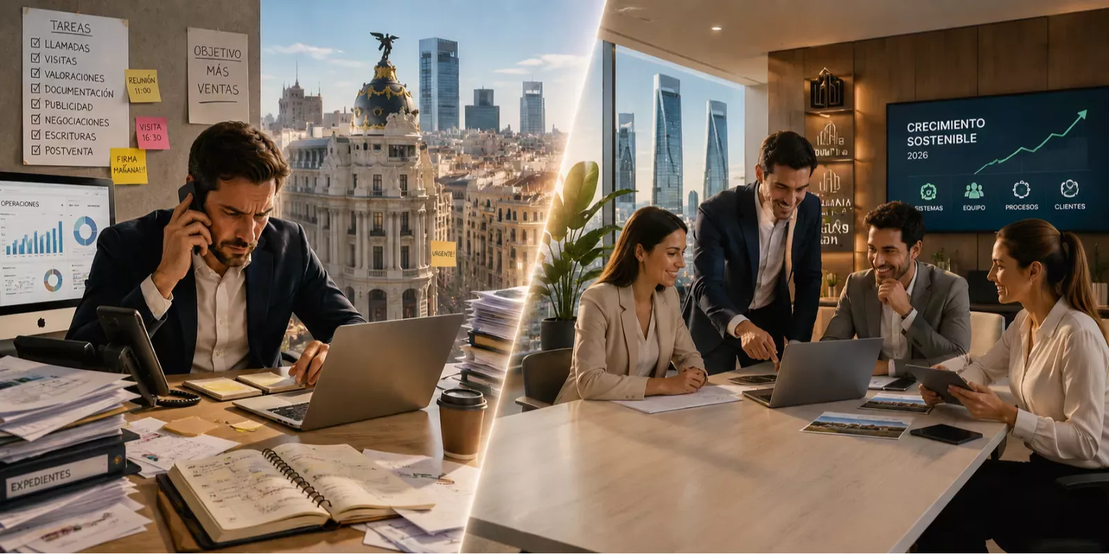 ¿Por qué intentar crecer solo puede limitar tu negocio inmobiliario en Madrid en 2026? 
