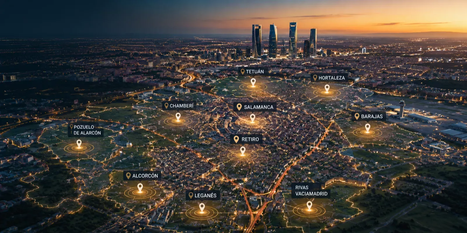 Dónde invertir en Madrid en 2026: barrios y municipios con mayor potencial inmobiliario 