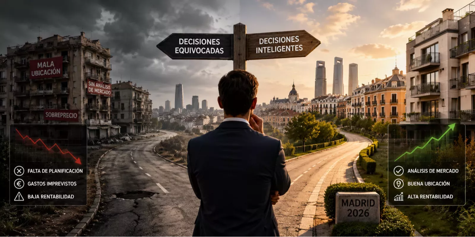 Los errores más comunes al invertir en el mercado inmobiliario de Madrid (y cómo evitar decisiones que destruyen rentabilidad) en 2026