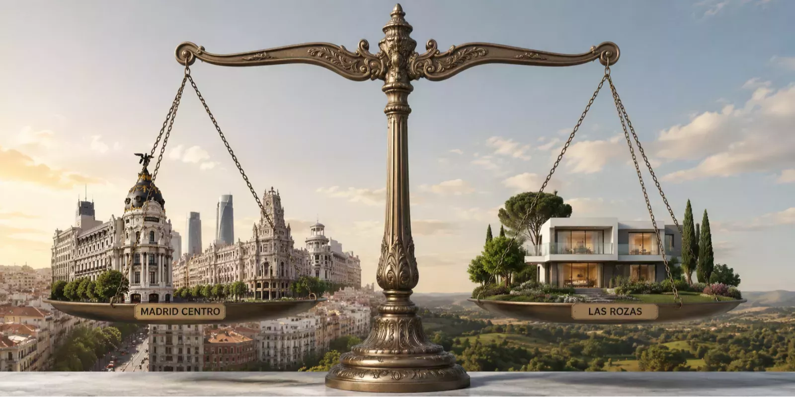 ¿Hay más oportunidades inmobiliarias en Las Rozas que en Madrid centro?
